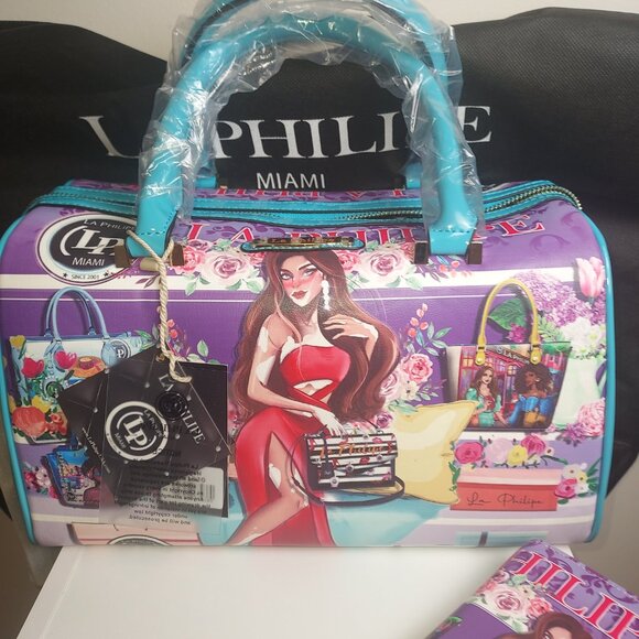 New La Philipe Miami handbag and matching wallet. - Picture 3 of 6
